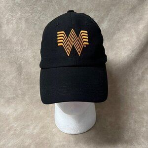Whataburger Pelham Hat Black Orange One Size Employee Uniform Baseball Cap